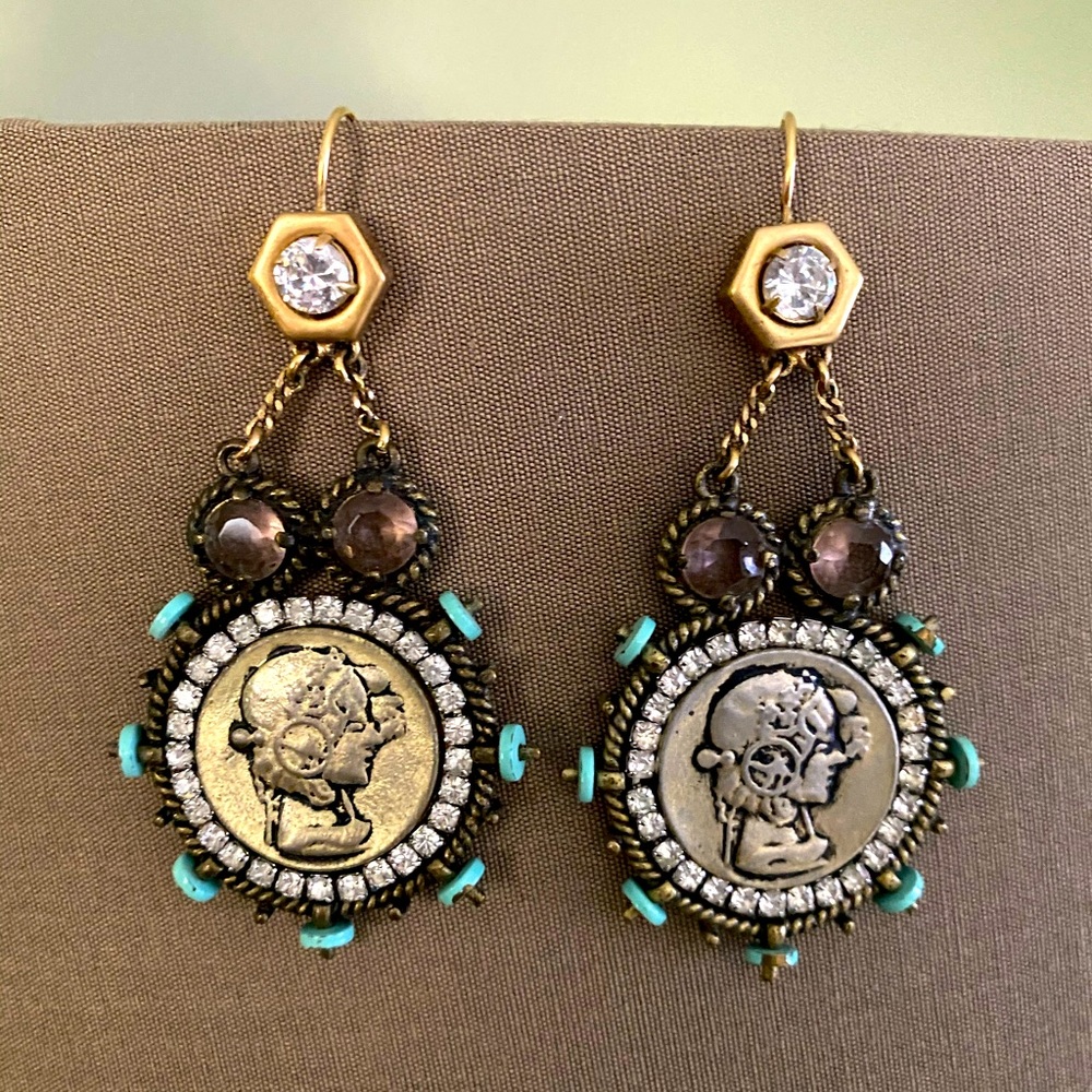 Coin earrings